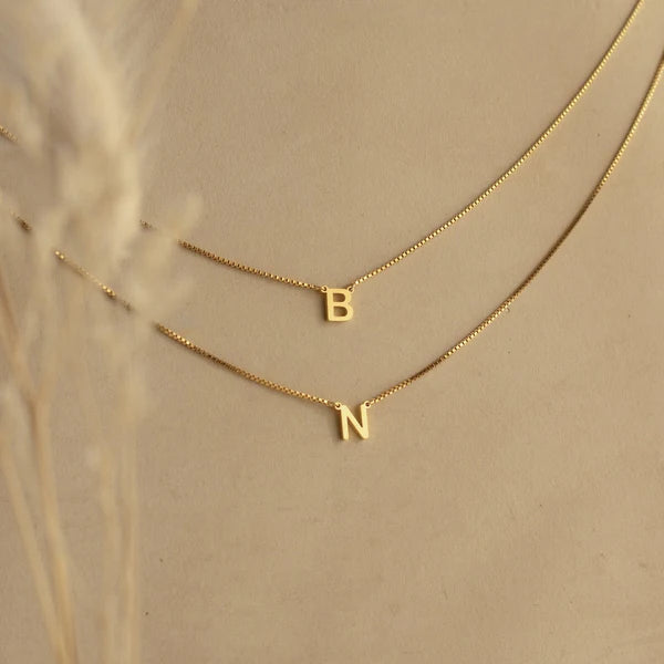 Dainty Initial Necklace