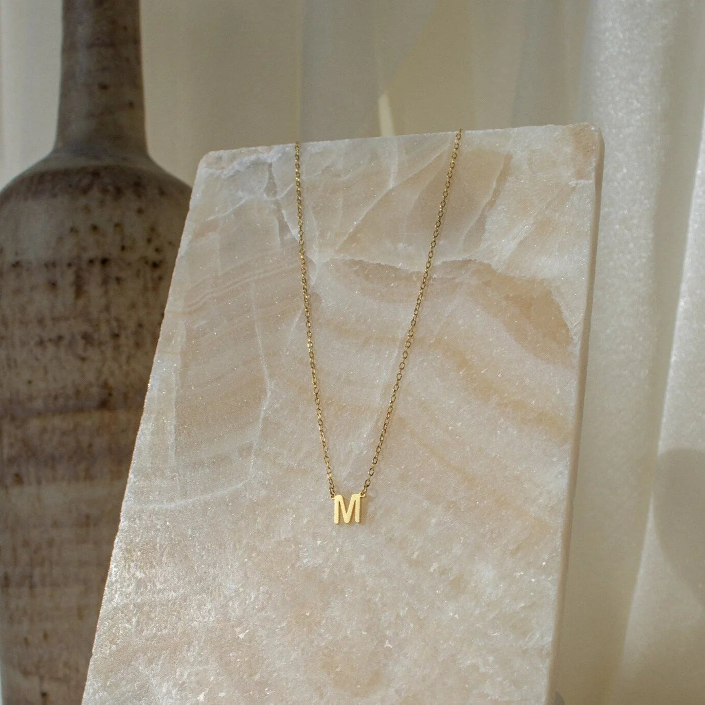 Alice Dainty Initial Necklace