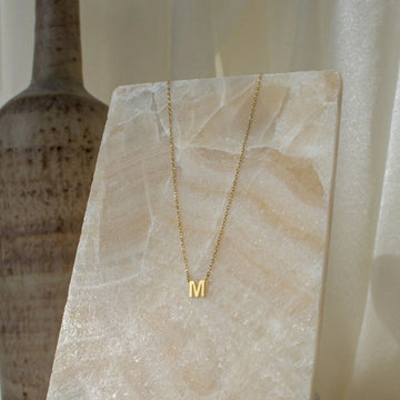 Alice Dainty Initial Necklace