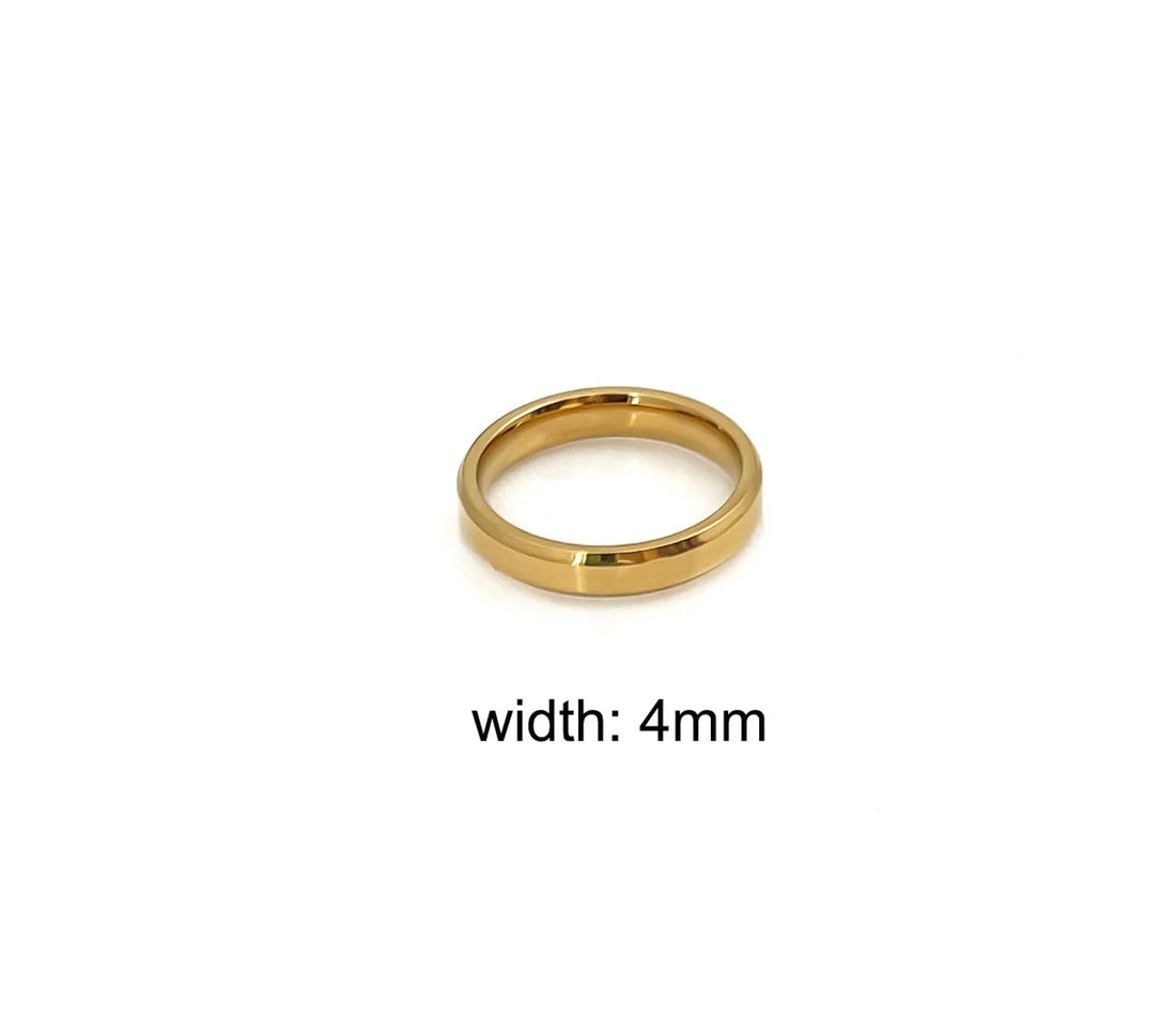 Stainless Steel Gold Couples Rings, Promise Gold Couple Rings