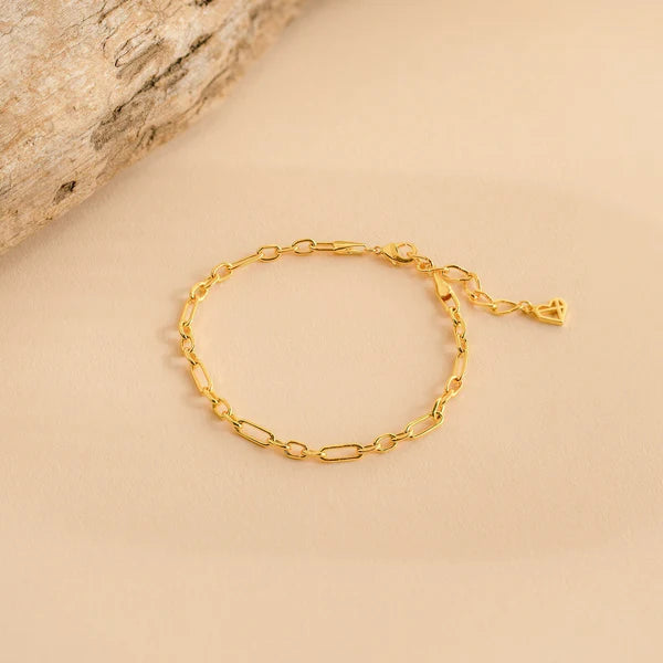 Modern Minimalism Roxy Paperclip Chain Bracelet