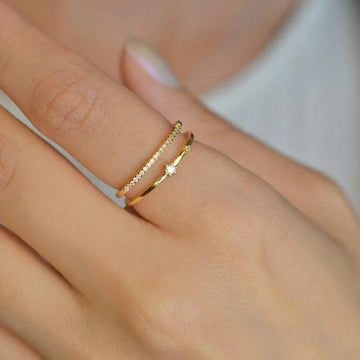 Adjustable Vintage Ring Knuckle Joint Gold Ring Silver Ring Cute Ring Women Ring