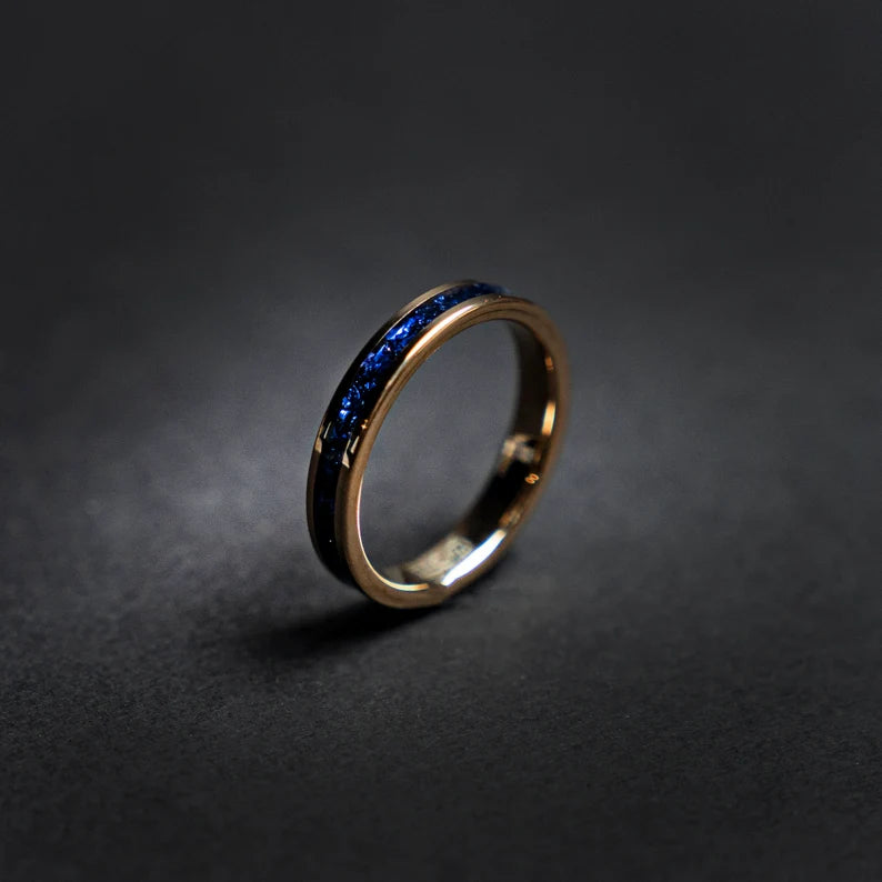 Tungsten 4mm Rose Gold Ring