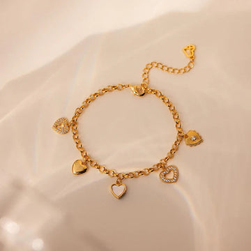 Wear Your Heart Charm Bracelet