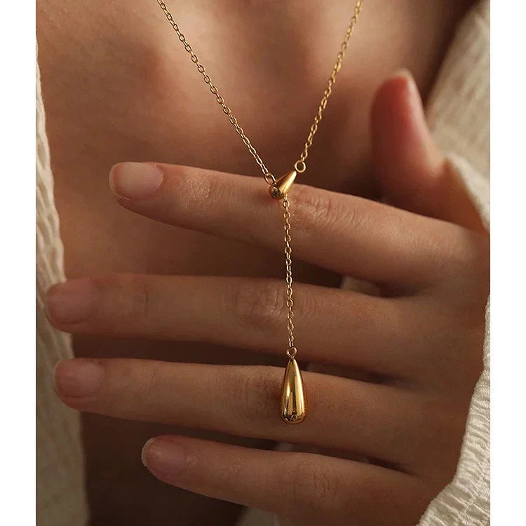 Drop Tassel Necklace