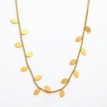 Lenora Leaf Necklace