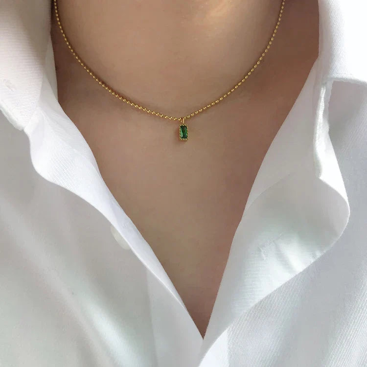 Kaila Emerald Necklace