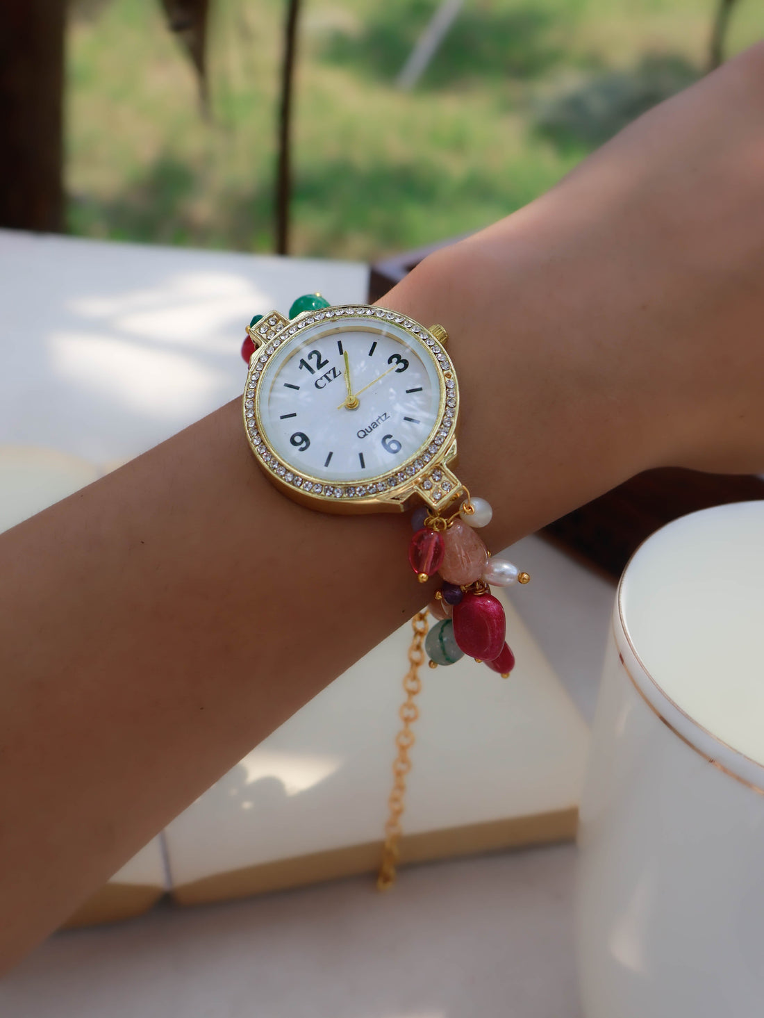 Multicolored Wrist Watch